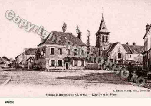 Ville de VOISINSLEBRETONNEUX, carte postale ancienne Ville de VOISINSLEBRETONNEUX, carte postale ancienne