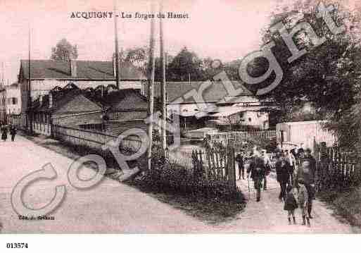 Ville de ACQUIGNY, carte postale ancienne