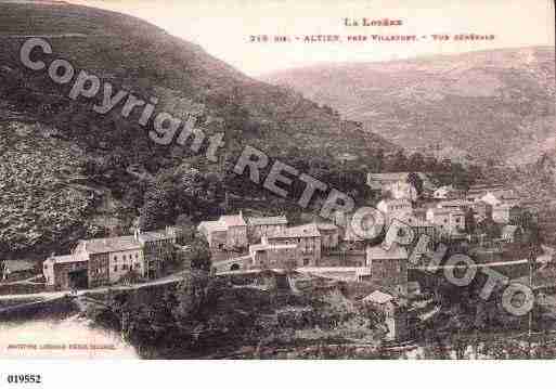 Ville de ALTIER, carte postale ancienne Ville de ALTIER, carte postale ancienne