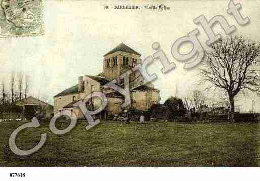 Ville de BARBERIER, carte postale ancienne