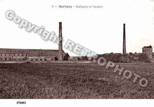 Ville de BARBERY, carte postale ancienne