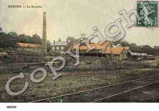 Ville de BARISIS, carte postale ancienne