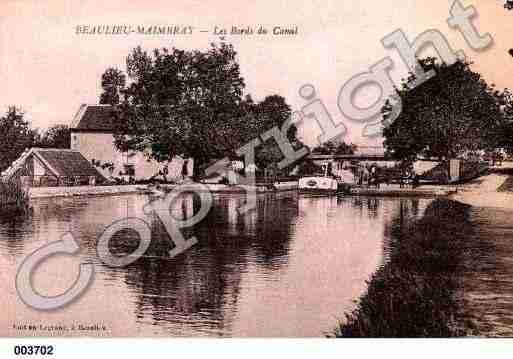 Ville de BEAULIEU, carte postale ancienne