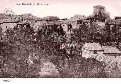 Ville de BEAUMONTDEPERTUIS, carte postale ancienne