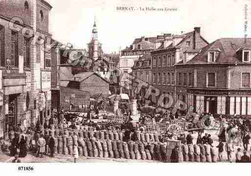 Ville de BERNAY, carte postale ancienne