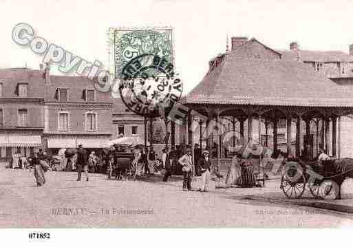 Ville de BERNAY, carte postale ancienne