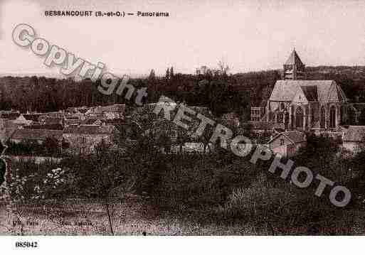 Ville de BESSANCOURT, carte postale ancienne