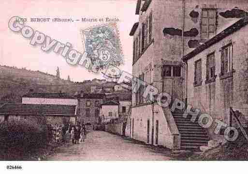 Ville de BIBOST, carte postale ancienne