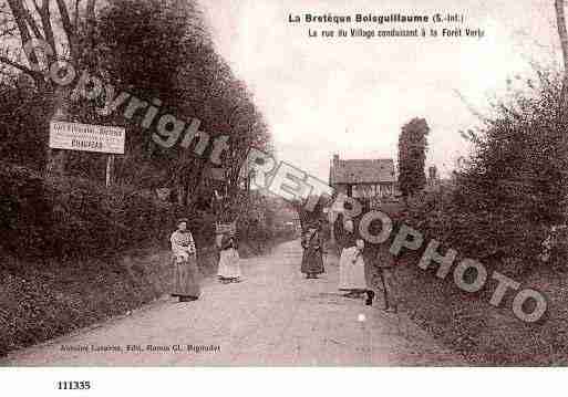 Ville de BOISGUILLAUME, carte postale ancienne