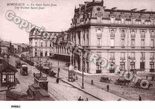 Ville de BORDEAUX, carte postale ancienne