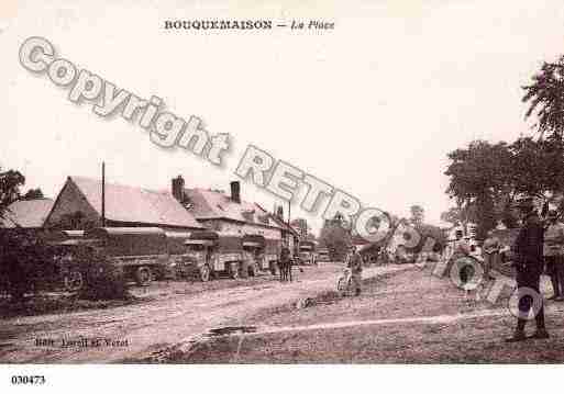Ville de BOUQUEMAISON, carte postale ancienne