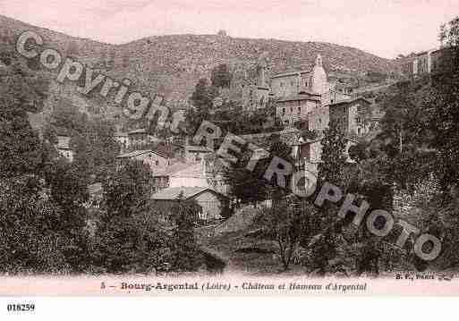 Ville de BOURGARGENTAL, carte postale ancienne