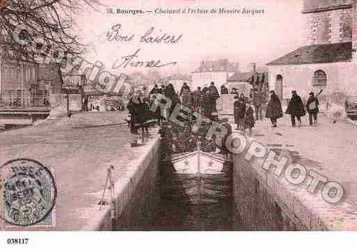 Ville de BOURGES, carte postale ancienne