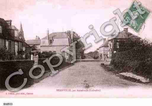 Ville de BRANVILLE, carte postale ancienne