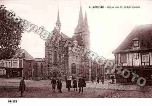 Ville de BROGLIE, carte postale ancienne