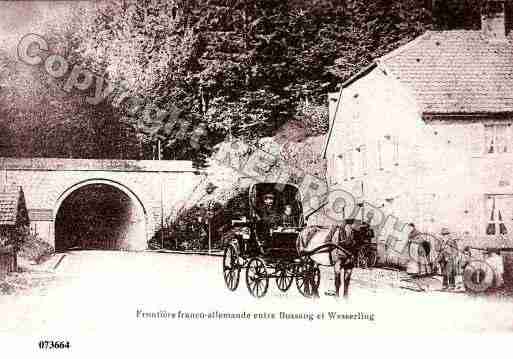 Ville de BUSSANG, carte postale ancienne
