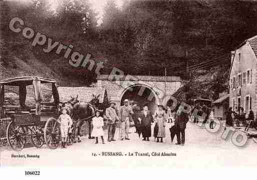 Ville de BUSSANG, carte postale ancienne
