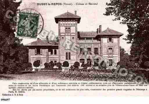 Ville de BUSSYLEREPOS, carte postale ancienne