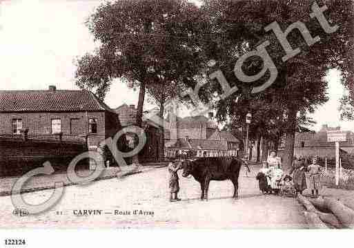 Ville de CARVIN, carte postale ancienne