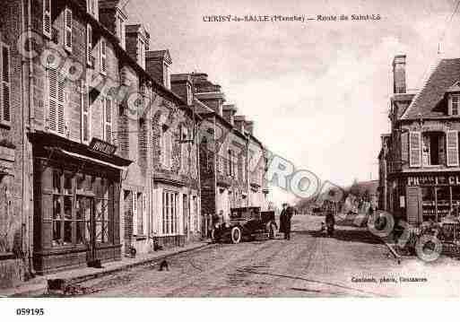 Ville de CERISYLASALLE, carte postale ancienne