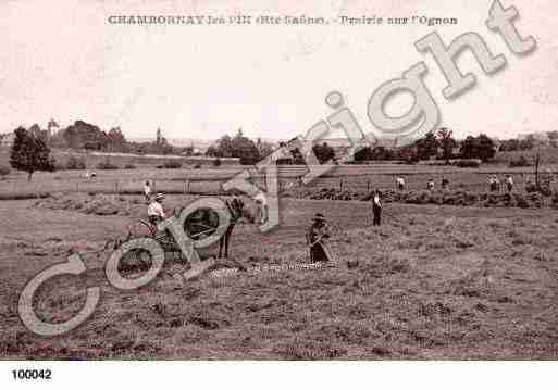 Ville de CHAMBORNAYLESPINS, carte postale ancienne