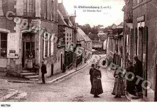 Ville de CHATEAUBOURG, carte postale ancienne