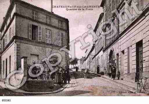 Ville de CHATEAUNEUFSURCHARENTE, carte postale ancienne