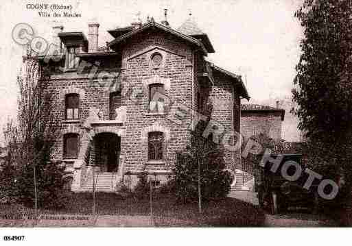 Ville de COGNY, carte postale ancienne