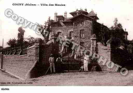 Ville de COGNY, carte postale ancienne