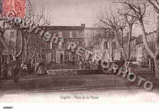 Ville de COGOLIN, carte postale ancienne