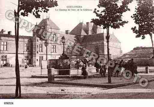 Ville de COULONGESSURL'AUTIZE, carte postale ancienne