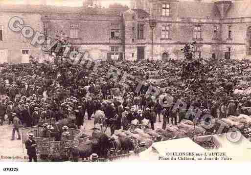 Ville de COULONGESSURL'AUTIZE, carte postale ancienne