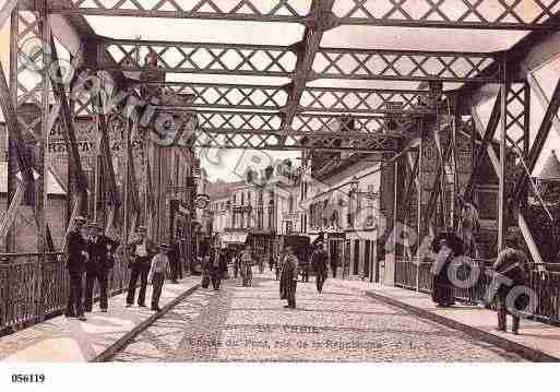 Ville de CREIL, carte postale ancienne