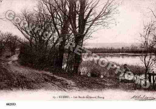 Ville de CUZIEU, carte postale ancienne