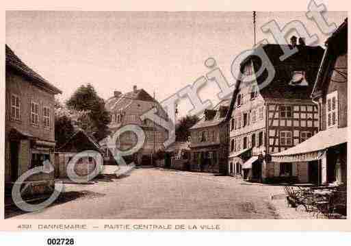 Ville de DANNEMARIE, carte postale ancienne