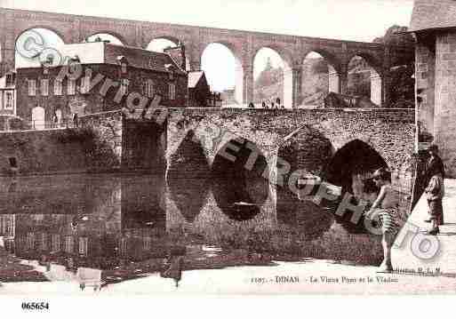 Ville de DINAN, carte postale ancienne