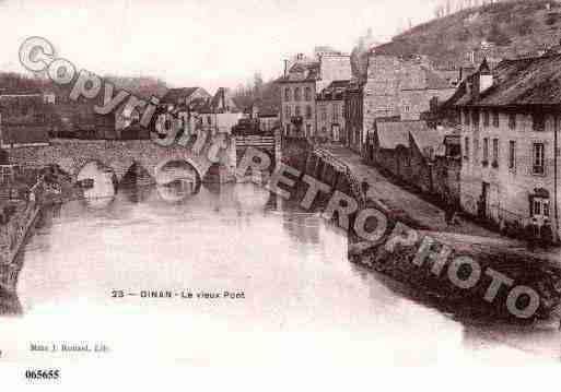 Ville de DINAN, carte postale ancienne