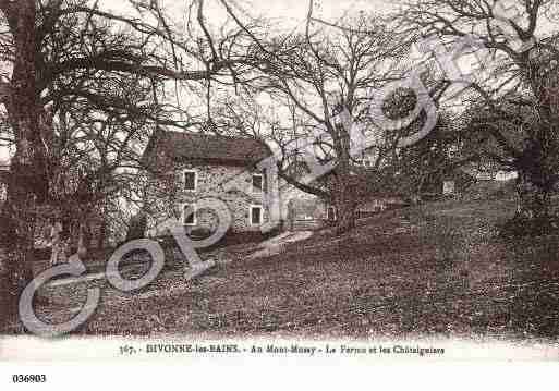 Ville de DIVONNELESBAINS, carte postale ancienne