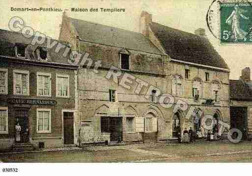 Ville de DOMARTENPONTHIEU, carte postale ancienne