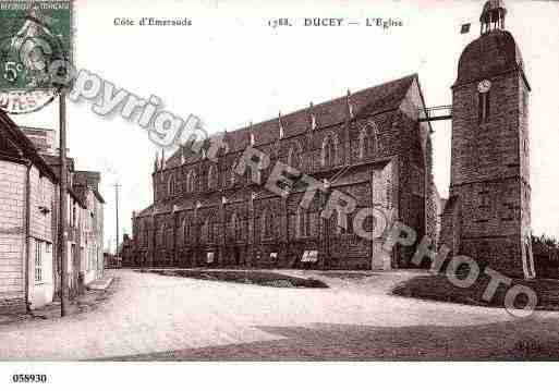 Ville de DUCEY, carte postale ancienne