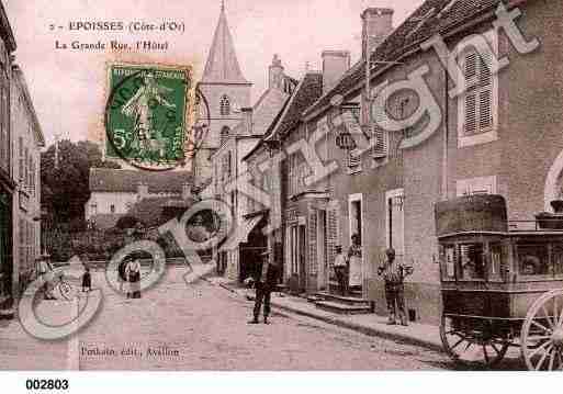 Ville de EPOISSES, carte postale ancienne