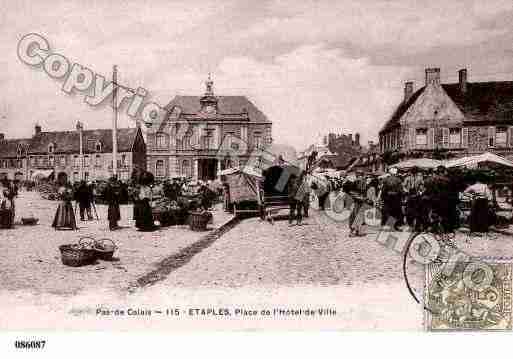 Ville de ETAPLES, carte postale ancienne