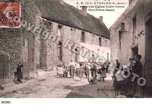 Ville de ETAPLES, carte postale ancienne