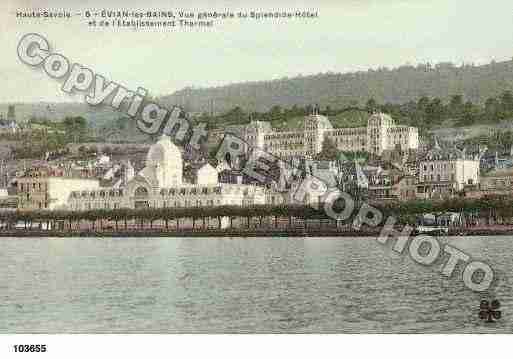 Ville de EVIANLESBAINS, carte postale ancienne Ville de EVIANLESBAINS, carte postale ancienne