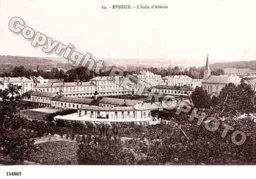 Ville de EVREUX, carte postale ancienne