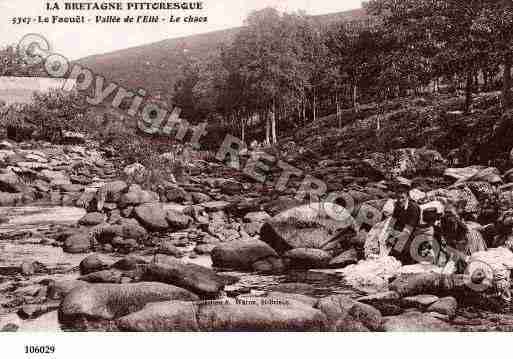 Ville de FAOUET(LE), carte postale ancienne