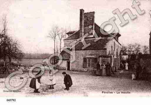 Ville de FEROLLESATILLY, carte postale ancienne