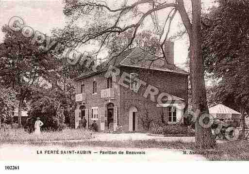 Ville de FERTESAINTAUBIN(LA), carte postale ancienne