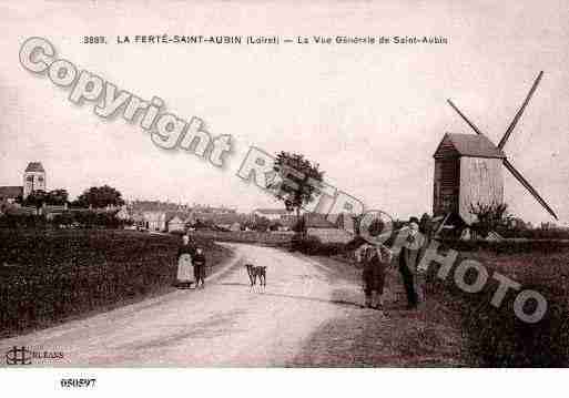 Ville de FERTESAINTAUBIN(LA), carte postale ancienne