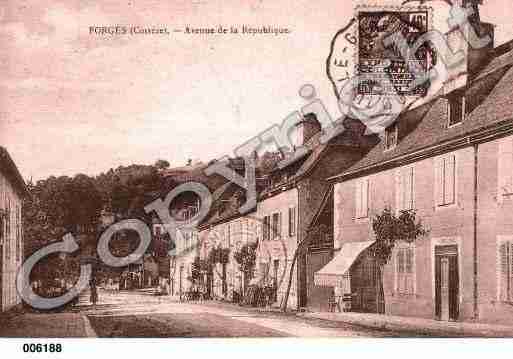 Ville de FORGES, carte postale ancienne